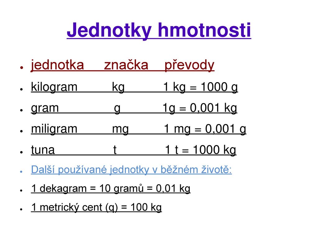 P Evody Jednotek Metrick Cent